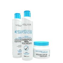 Kit Crescimento e Anti Queda - Difusão Capilar Troia Hair