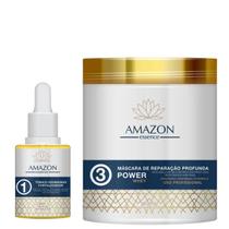 Kit Crescimento e Fortalecimento Capilar Mascara de 500g Reparação Profunda + Tônico Ozônizado Com Óleo De Girassol 30ml Kit Crescimento e Fortalecimento Capilar Mascara de 500g Reparação Profunda + Tônico Ozônizado Com Óleo De Girassol 30ml