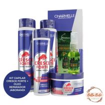 Kit crescimento em casa c/ kit capilar cresce forte e óleo reparador jaborandi 30ml