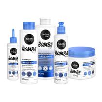 Kit Crescimento SOS Bomba Original Ativador de Cachos e Tônico Salon Line - S.O.S Bomba