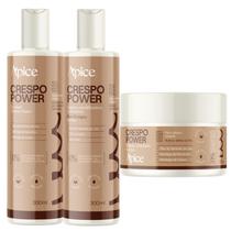 Kit Crespo Co Wash, Gelatina e Máscara 300g Apice
