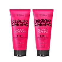 Kit Crespo Forever Liss Leavein e Gelatina
