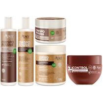 Kit Crespo Power Apse Anti Porosidade Capilar 5 Produtos Completo Com Mascara Ph Control 280g Kit Crespo Power Apse Anti Porosidade Capilar 5 Produtos Completo Com Mascara Ph Control 280g
