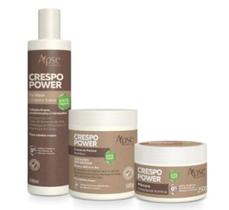 Kit Crespo Power Co Wash, Máscara e Creme de Pentear Apse - Apse Cosmetics