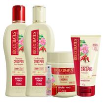 Kit Crespos 1 Shampoo 1 Condicionador 1 Banho 250ml + Finalizador 150ml Bio Extratus + Presente Lourre 15ml Kit Crespos 1 Shampoo 1 Condicionador 1 Banho 250ml + Finalizador 150ml Bio Extratus + Presente Lourre 15ml