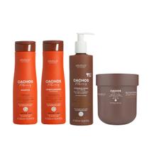 Kit Crespos e Crespíssimos (Sh+Cond+Ativ300ml+Másc.450g) Arvensis Kit Crespos e Crespíssimos (Sh+Cond+Ativ300ml+Másc.450g) Arvensis