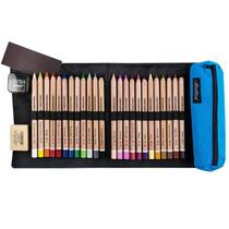 Kit Cretacolor Pencil Wrap Megacolor Azul c/ 28