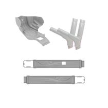 Kit Crf 230 Prot. Quadro + Prot Balança + Prot Motor Cinza