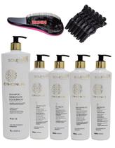 Kit crhonus cronograma souple liss 4 x500ml shampoo 1-lt