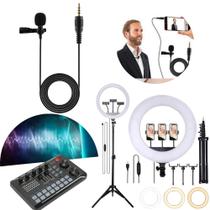 Kit Criador de Conteúdo com Tripé Profissional