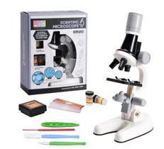 Kit Crianças Microscópio Biológico, Laboratório Biologia,