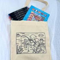 Kit Criativo Boobie Goods Mini Ecobag + Caderno + Canetas Coloridas Kit Criativo Boobie Goods Mini Ecobag + Caderno + Canetas Coloridas