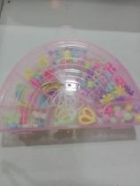 Kit criativo infantil de miçanga pulseira fio de silicone Kit criativo infantil de miçanga pulseira fio de silicone