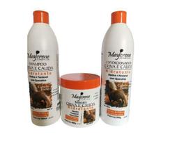 Kit Crina E Cauda Cabelo Forte Maycrene 500G