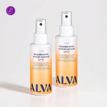 Kit Cristal Natural Alva Dupla 2 Desodorantes Spray 120ml 12 Horas de Proteção Citrus Kit Cristal Natural Alva Dupla 2 Desodorantes Spray 120ml 12 Horas de Proteção Citrus