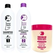 Kit Cristalização Matizadora Juzy 1l + Condicionador Pós Química 500g Juzy Kit Cristalização Matizadora Juzy 1l + Condicionador Pós Química 500g Juzy