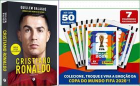 Kit cristiano ronaldo: a biografia + copa do mundo 2026 (50 envelopes) Kit cristiano ronaldo: a biografia + copa do mundo 2026 (50 envelopes)
