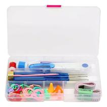 Kit Crochê Agulhas Acessórios Caixa Organizadora Artesanato - CRP