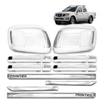 Kit Cromado Frontier 2008/2016 Retrovisor + Maçaneta + Friso X-treme Kit Cromado Frontier 2008/2016 Retrovisor + Maçaneta + Friso X-treme