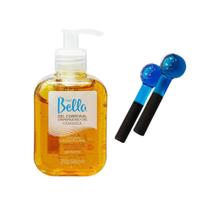 Kit Cromoterapia Esfera Azul+ Gel Calmante Camomila Depil Bella