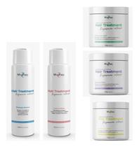 Kit Crono Capilar Hair Treatment Mairibel 2x500ml + 3x500g