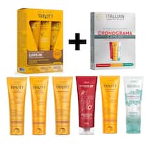 Kit Cronograma 3 Itens + Kit Home Care C/ Leave-in Kit Cronograma 3 Itens + Kit Home Care C/ Leave-in