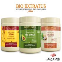 Kit Cronograma Bio Extratus 1kg PósQuímica Tutano Umectante Kit Cronograma Bio Extratus 1kg PósQuímica Tutano Umectante