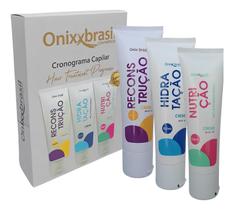 Kit cronograma capilar 3 itens 3x250ml - onixxbrasil