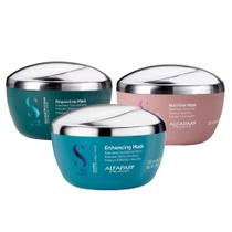 Kit Cronograma Capilar Alfaparf Semi Di Lino Para Cachos Pequeno