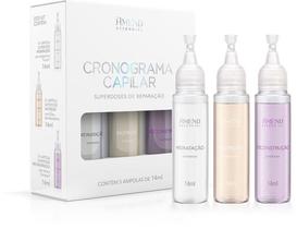 Kit Cronograma Capilar Amend C/3 Ampolas Superdoses de Reparação 14ml