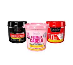 Kit Cronograma Capilar Cabelo de Barbie - Forever Liss