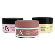 Kit Cronograma Capilar com Hialurônico, Nutre e Colágeno