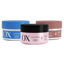 Kit Cronograma Capilar com Hialurônico, Nutre e Restaura