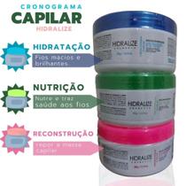 Kit Cronograma Capilar Completo Hidralise 3 Em 1