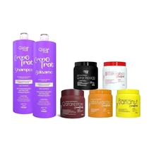 Kit Cronograma Capilar Cronotrat Completo (7 Itens) - Qatar Hair Kit Cronograma Capilar Cronotrat Completo (7 Itens) - Qatar Hair