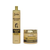 Kit Cronograma Capilar Detra Shampoo + mascara 500 g