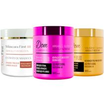 Kit Cronograma Capilar Dom Cosmeticos 500g