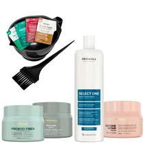 Kit Cronograma Capilar e Progressiva Select One 1L ProHall Kit Cronograma Capilar e Progressiva Select One 1L ProHall