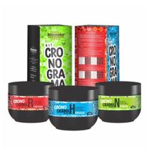 Kit Cronograma Capilar Hidratação Nutrição Reconstrução 3 Itens Rhenuks