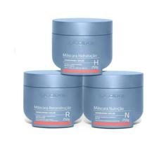 Kit Cronograma Capilar Hidratação + Nutrição + Reconstrução Dicolore - 3 Produtos