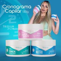 Kit Cronograma Capilar Hidratação Nutrição Restauração Tridium Cosméticos