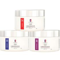 kit Cronograma Capilar Hidratação Reconstrução Nutrição 03 unidades 300g ALPHAHALL