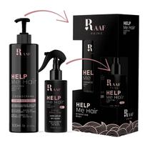 Kit Cronograma Capilar Home Care Help Me Hair da Raaf Shampoo Máscara Líquida Kit Cronograma Capilar Home Care Help Me Hair da Raaf Shampoo Máscara Líquida