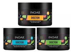 KIT Cronograma Capilar Inoar Doctor Nutri Hidra Reconstr 250