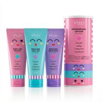 Kit Cronograma Capilar Kids para Menina - Fashion Gold Kit Cronograma Capilar Kids para Menina - Fashion Gold