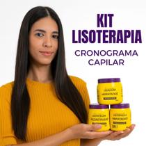 Kit Cronograma Capilar Lisoterapia Hidralise Original - Nutrição - Hidratação - Reconstrução