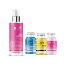 Kit Cronograma Capilar Lunell + Sérum Óleo Fusion (4 Produtos) Kit Cronograma Capilar Lunell + Sérum Óleo Fusion (4 Produtos)