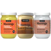 Kit Cronograma Capilar Manteiga Soft Hair Completo Mascara Karite + Murumuru + Tutano 220g Kit Cronograma Capilar Manteiga Soft Hair Completo Mascara Karite + Murumuru + Tutano 220g