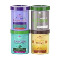 Kit Cronograma Capilar Natureza Cosméticos - 4 Máscaras 1Kg Kit Cronograma Capilar Natureza Cosméticos - 4 Máscaras 1Kg