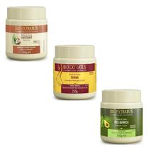 Kit cronograma capilar Nutrição Tutano + Pós Química + Umectante 250 gr